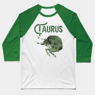 Taurus ))(( Astrological Sign Zodiac Constellation Design Baseball T-Shirt